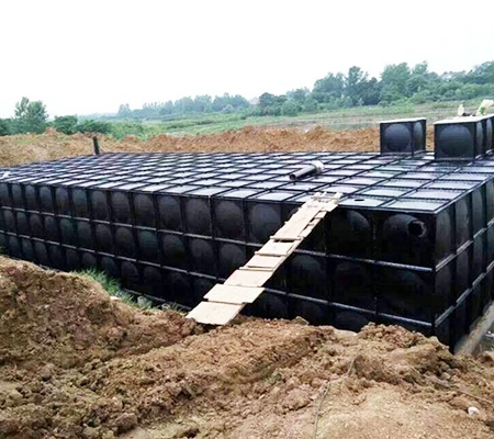 地埋式消防水池建造